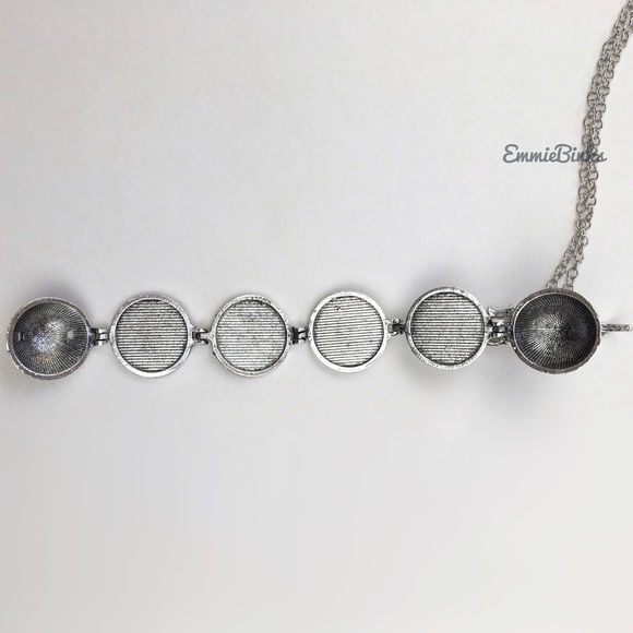 New Photo Picture Keeper Accordion Orb Pendant Necklace / Photo Globe Locket - Picture 16 of 16